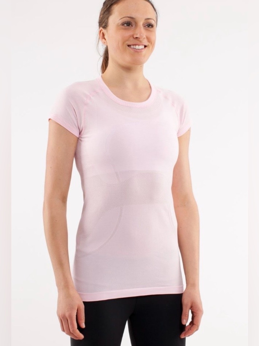 Lululemon Swiftly Light Pink Short-Sleeve Active Tee size 4
